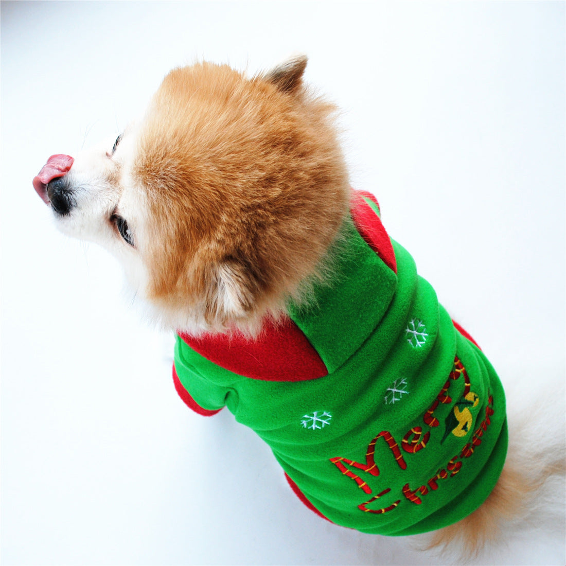 Puppy Christmas Pet Santa Claus Suit