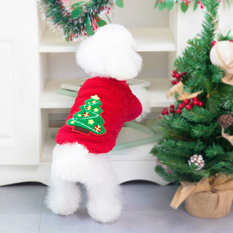 Dog Holiday Sweater Christmas Winter Clothes