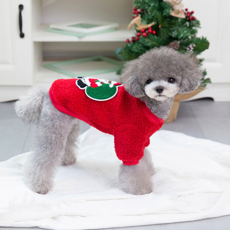 Dog Holiday Sweater Christmas Winter Clothes