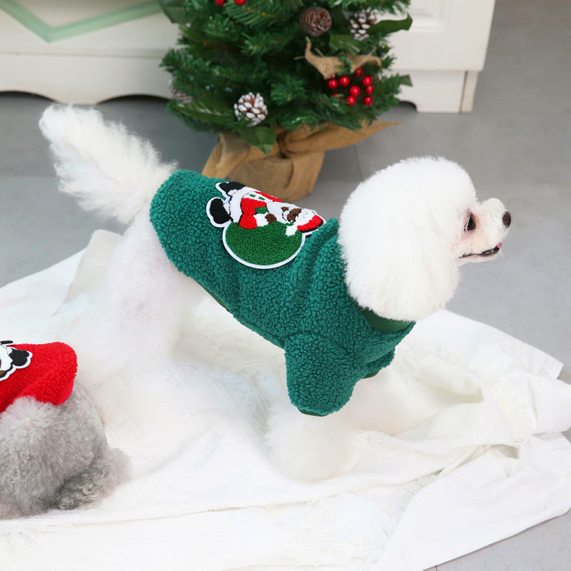 Dog Holiday Sweater Christmas Winter Clothes