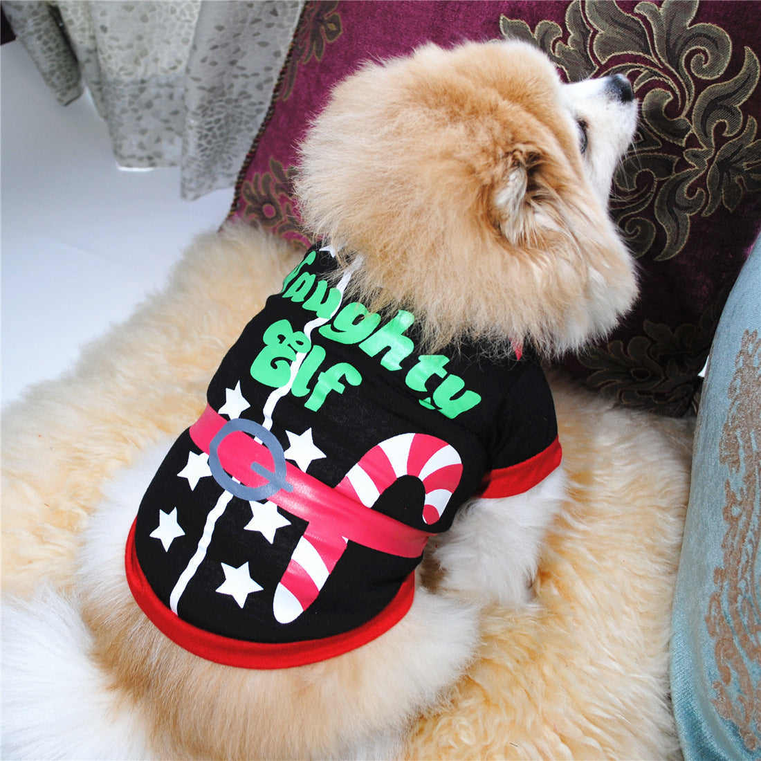 Cute Dog Clothing Christmas Shirt