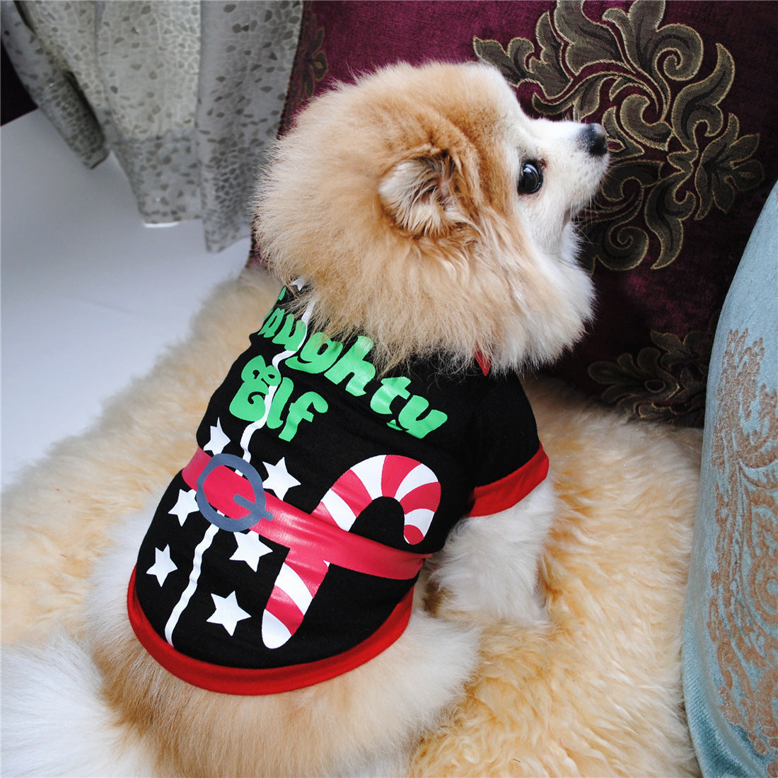 Cute Dog Clothing Christmas Shirt