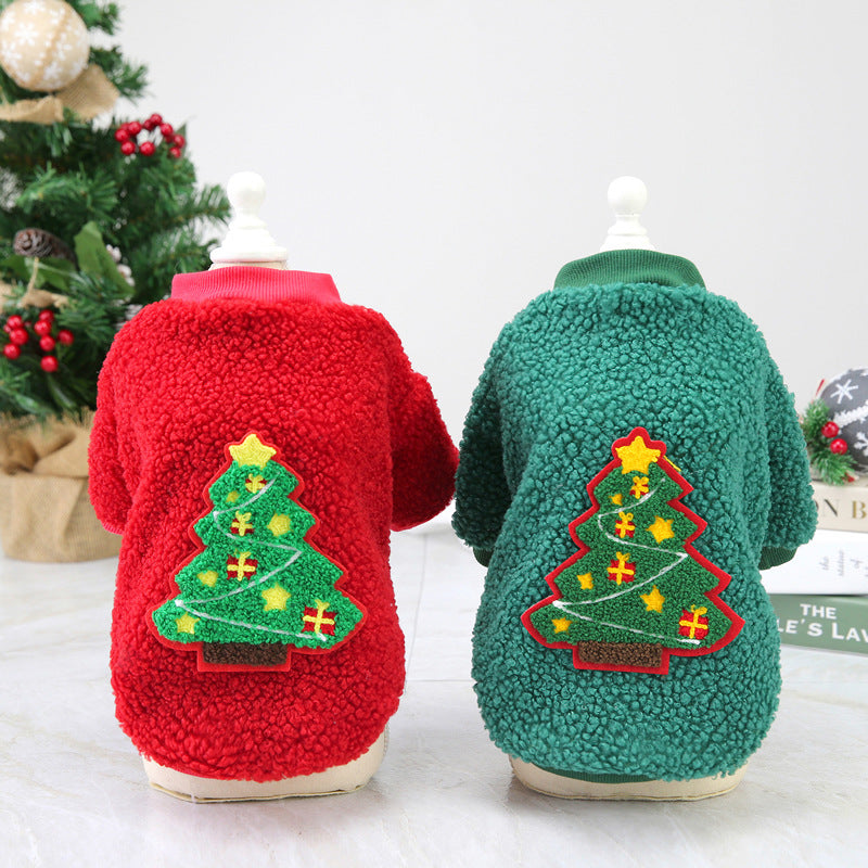 Dog Holiday Sweater Christmas Winter Clothes