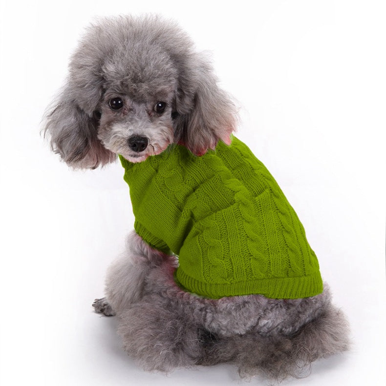 Pet Winter Clothes Classic Dog Blank Sweater