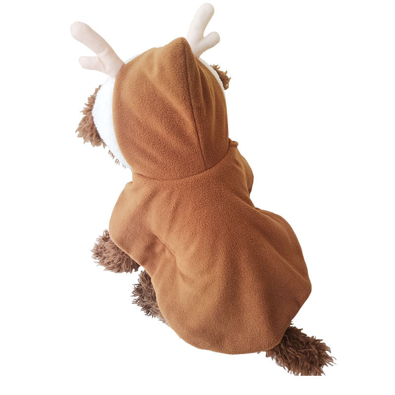 Pet Christmas Costume Cloak