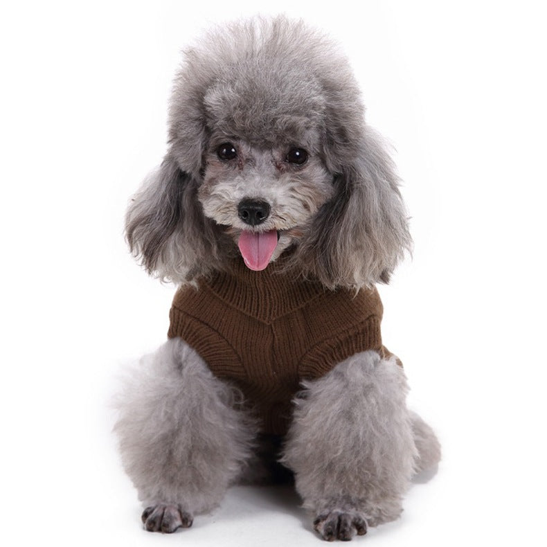 Pet Winter Clothes Classic Dog Blank Sweater