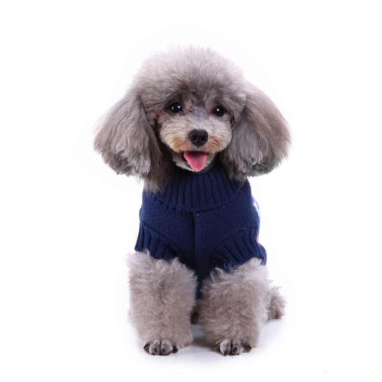 Dog Sweater Holiday Pet Clothes
