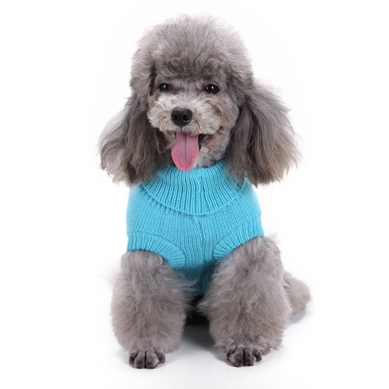 Pet Winter Clothes Classic Dog Blank Sweater