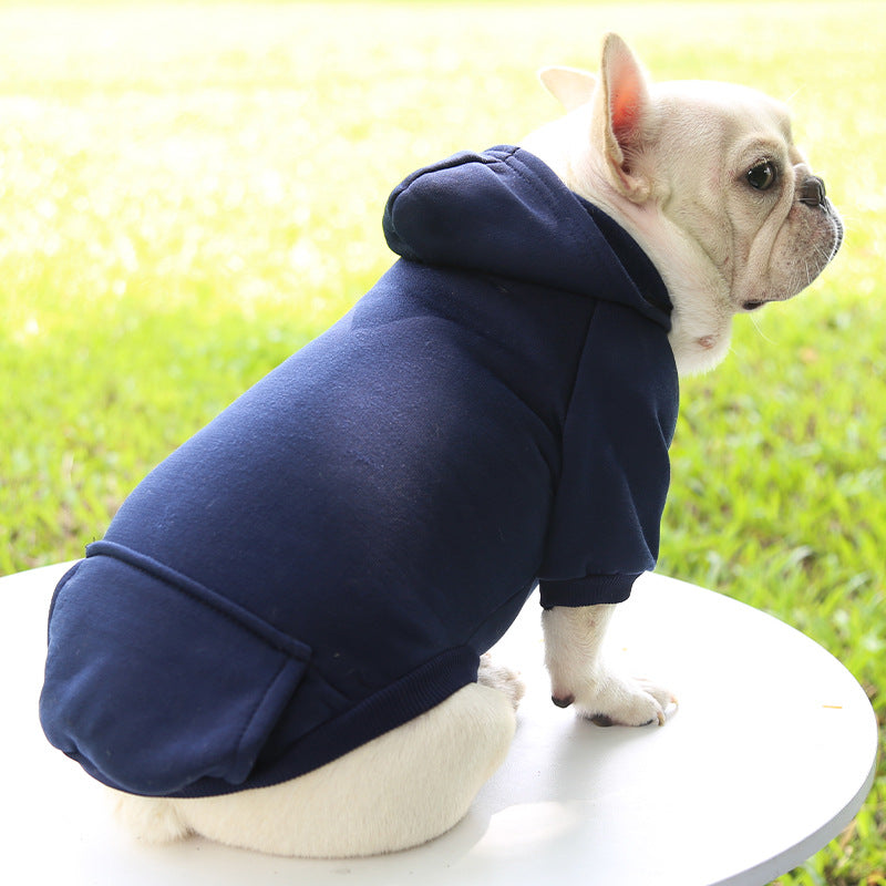 Classic Dog Clothing Warm Blank Hoodies for Crafting