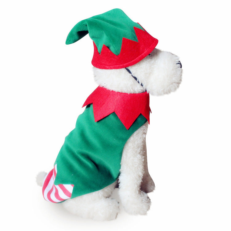 Christmas Halloween Soft Dog Costume Clothes