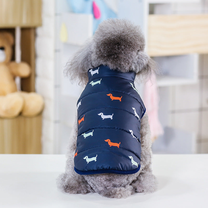 Dog Vest Winter Coat Warm Dog Apparel