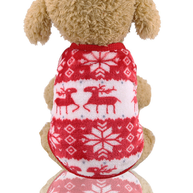 Dogs Warm Winter Soft Costume Clothes