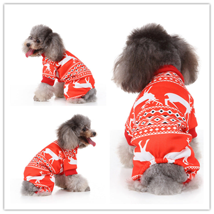 Cute Pet Costume Warm Apparel