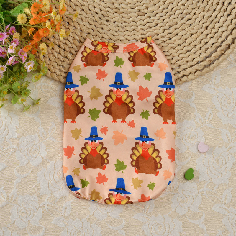 Christmas Pet Vest Shirt Dog Apparel Clothes