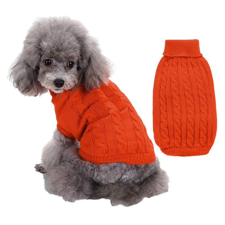 Pet Winter Clothes Classic Dog Blank Sweater