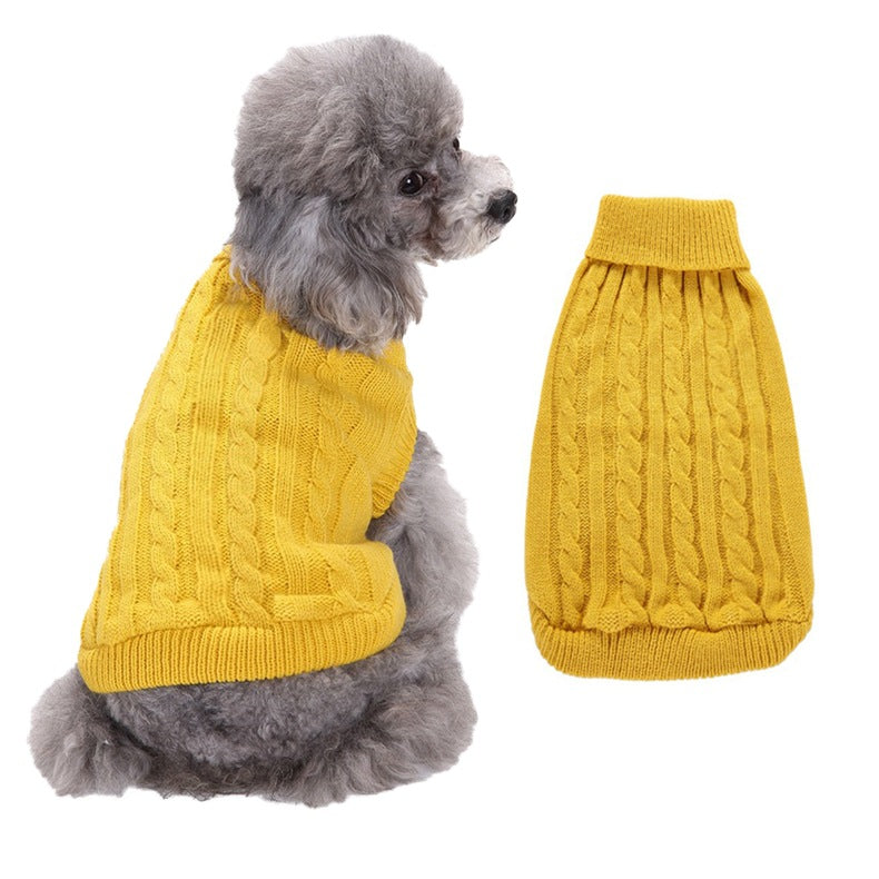 Pet Winter Clothes Classic Dog Blank Sweater