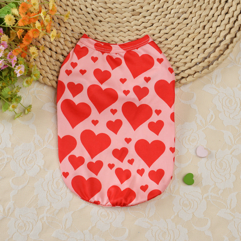 Christmas Pet Vest Shirt Dog Apparel Clothes