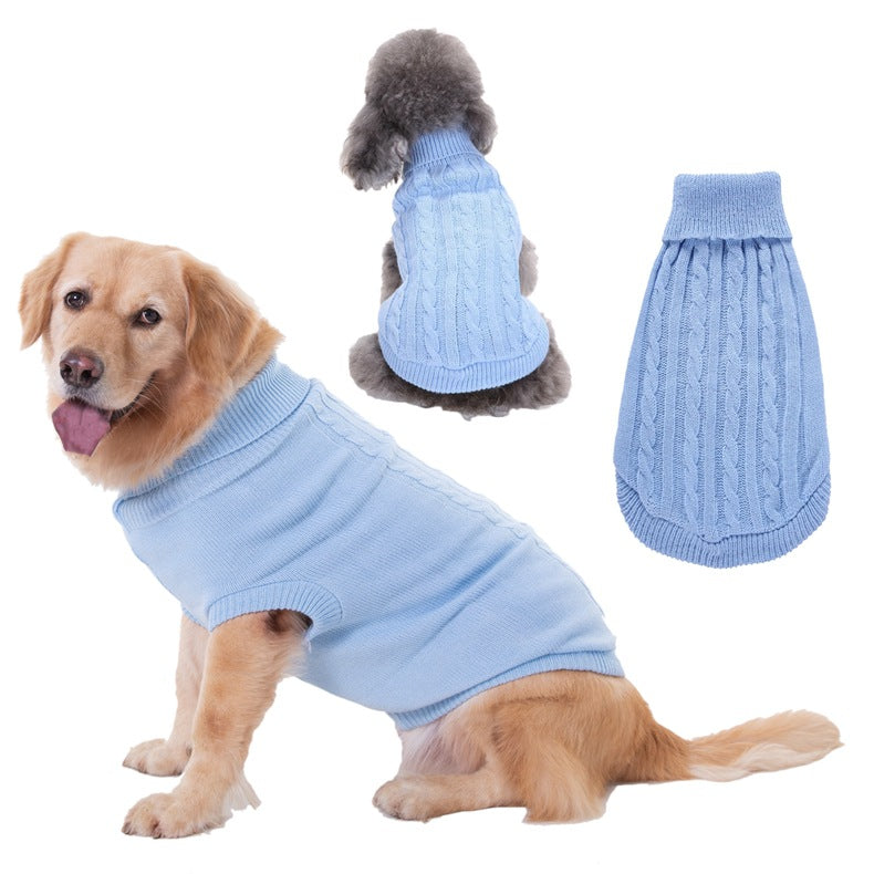 Pet Winter Clothes Classic Dog Blank Sweater