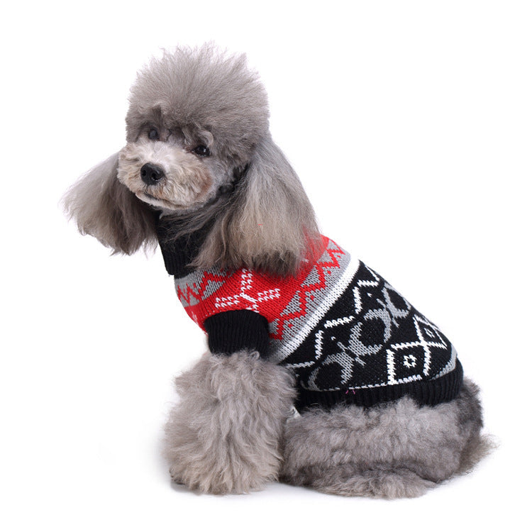 Dog Sweater Holiday Pet Clothes