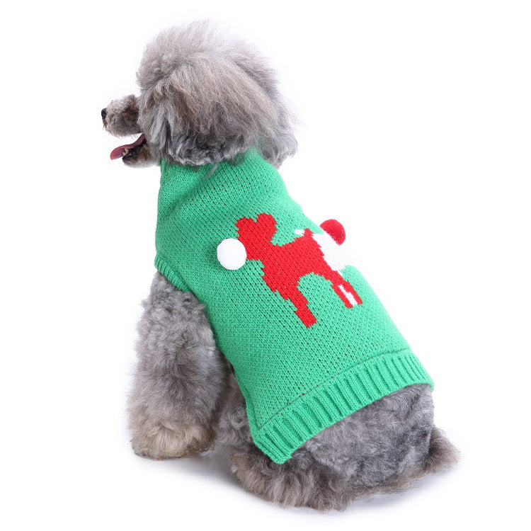 Dog Sweater Holiday Pet Clothes