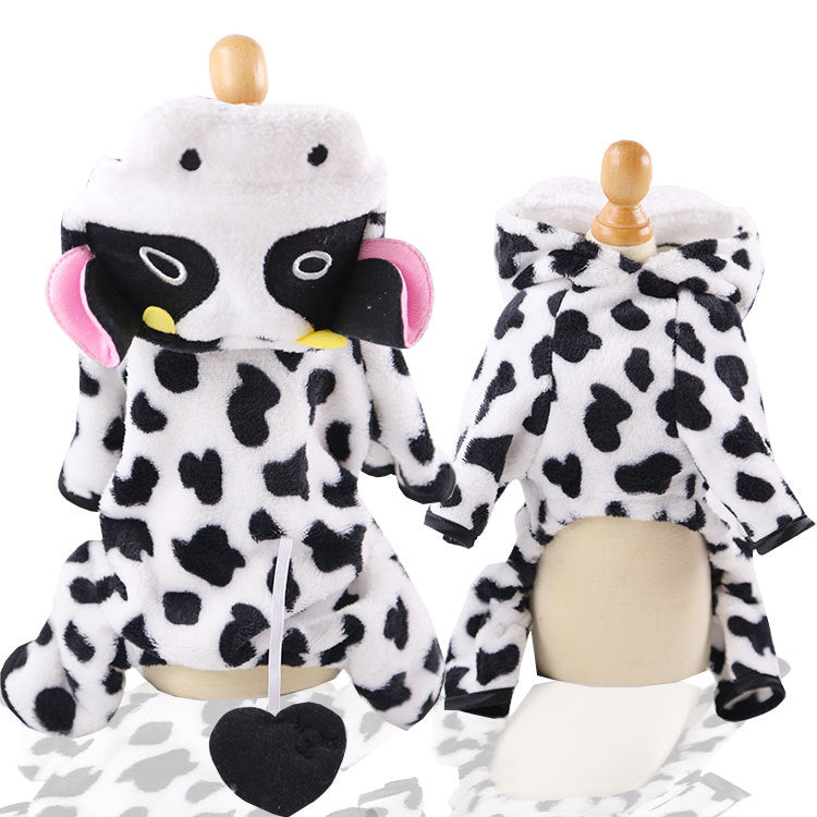 Pet Hoodies Jumpsuit Dogs Flannel Pajamas