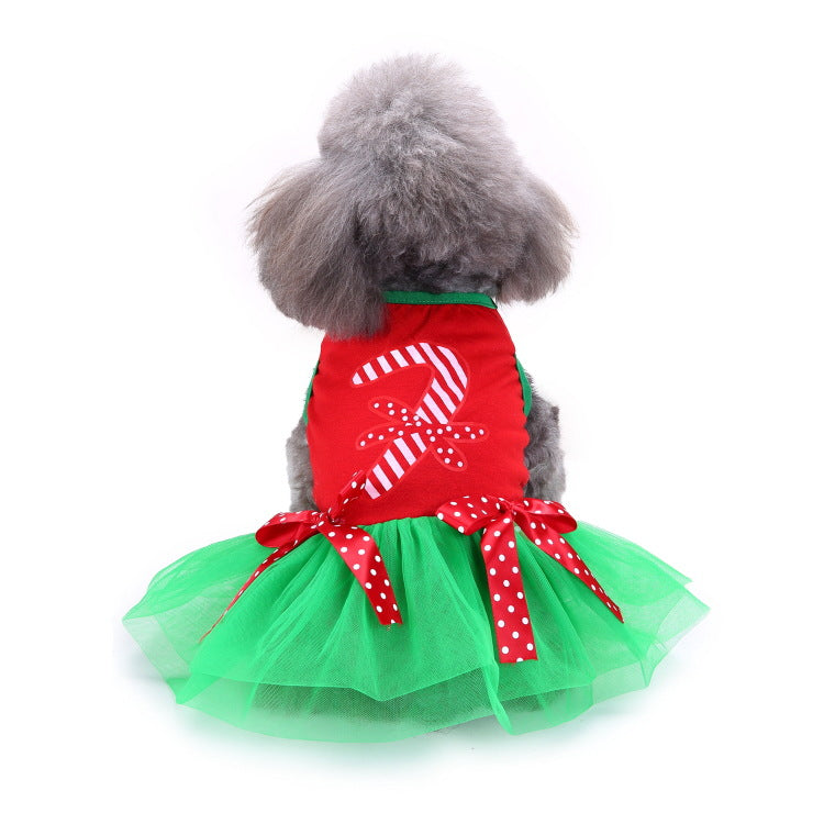 Dog Costume Christmas Holiday Outfit